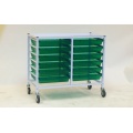 Laboratory Trolley with Double Column Storage